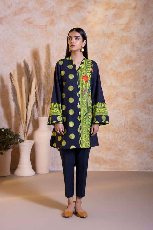 Sapphire - Embroidered Khaddar Shirt