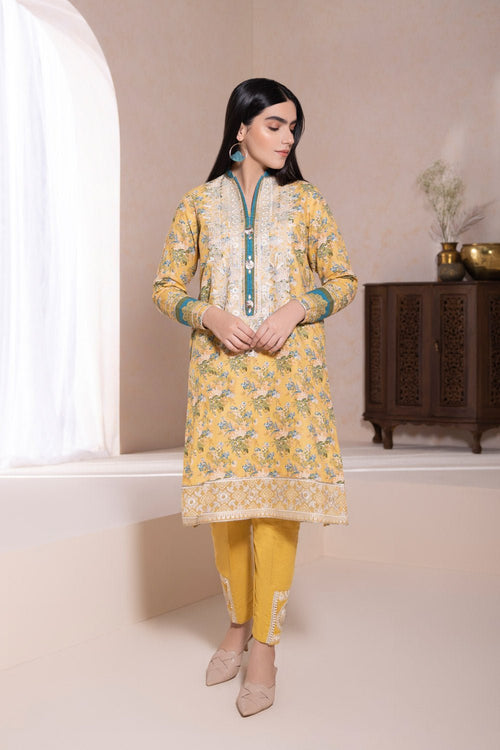 Sapphire - Embroidered Khaddar Shirt