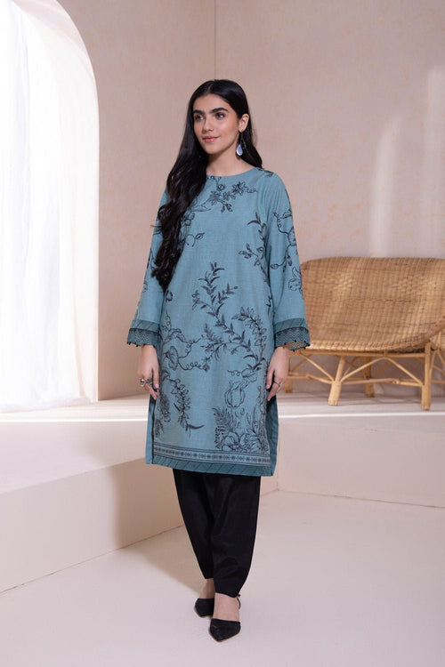 Sapphire - Embroidered Melange Shirt