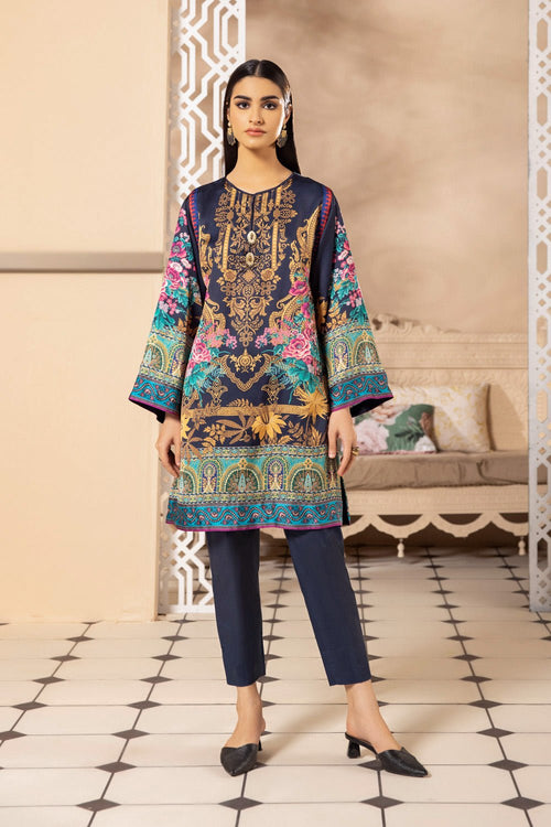 Sapphire - Printed Satin Shirt