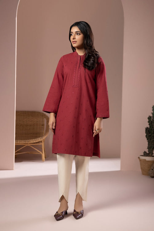 Sapphire - Embroidered Melange Shirt