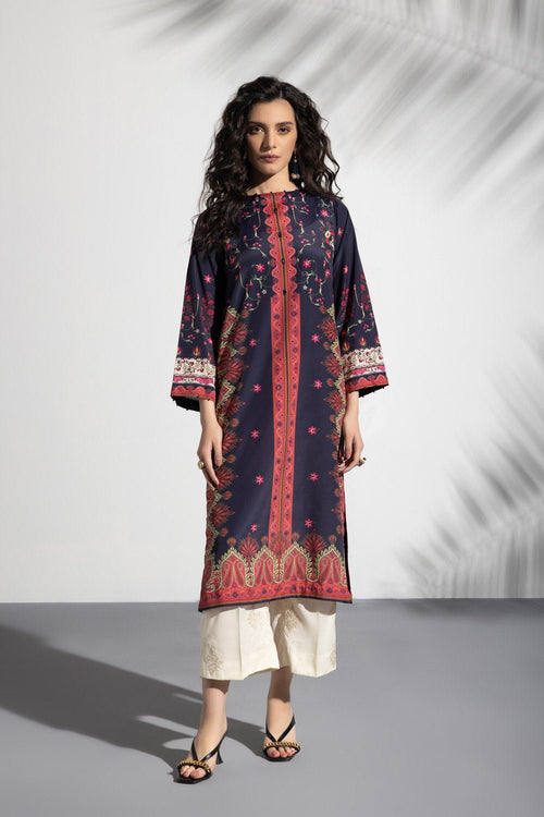 Sapphire - Printed Silk Shirt