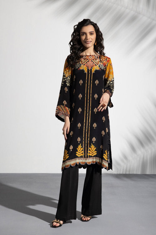 Sapphire - Printed Silk Shirt