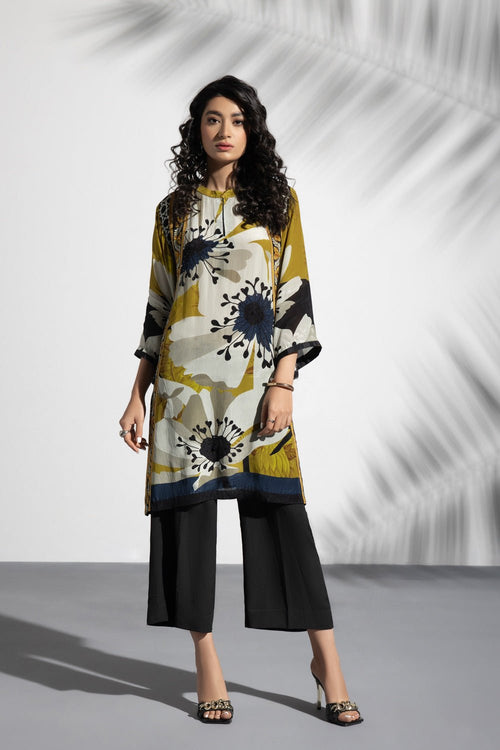 Sapphire - Printed Silk Shirt
