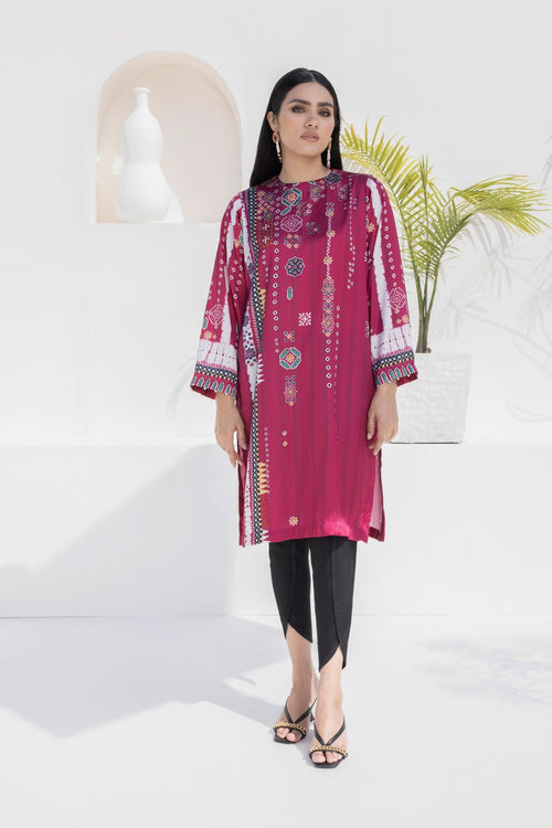 Sapphire - Printed Silk Shirt