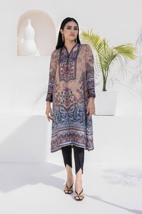 Sapphire - Printed Silk Shirt