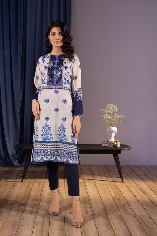 Sapphire - Printed Satin Shirt