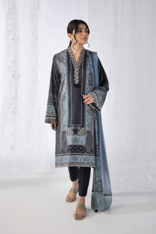 Sapphire- 2 Piece - Embroidered Lawn Suit