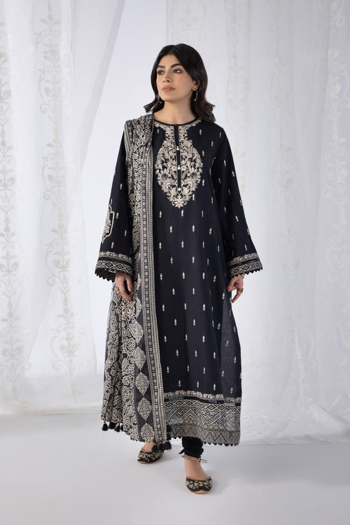 Sapphire- 2 Piece - Embroidered Lawn Suit