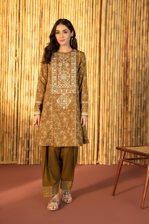 Sapphire- 2 Piece - Embroidered Lawn Suit