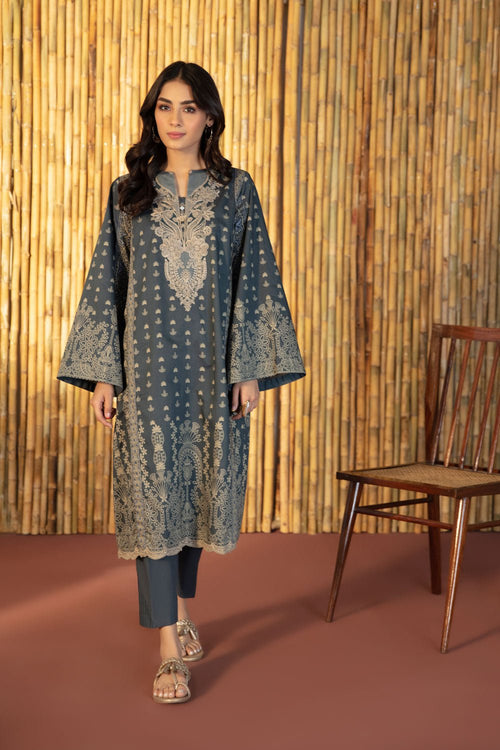 Sapphire- 2 Piece - Embroidered Lawn Suit