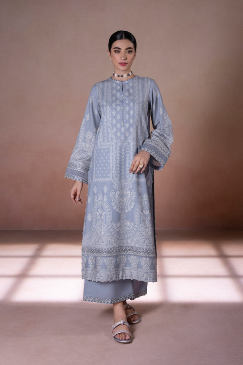 Sapphire- 2 Piece - Embroidered Lawn Suit