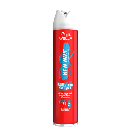 Wella - New Wave Ultra Strong Power Hold Hairspray - 250 Ml