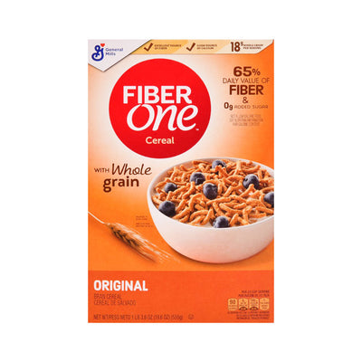 GENERAL MILLS CEREAL FIBER ONE ORIGINAL 555G