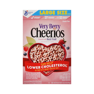GENERAL MILLS CEREAL CHEERIOS BERRY REAL FRUIT 411G