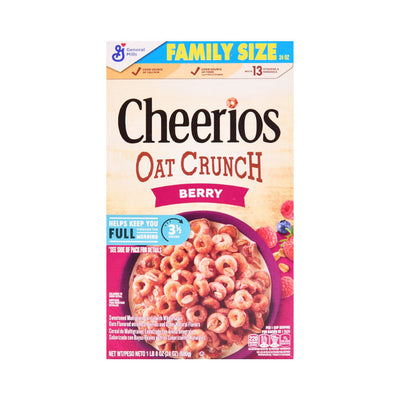GENERAL MILLS CEREAL OAT CRUNCH BERRY CHEERIOS 680 GM