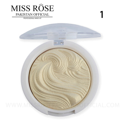 Miss Rose - Beauty Professional Baked Highlighter Face Makeup Bronze 6g 7003-026n-01