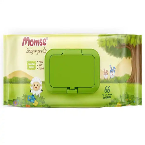 Momse Regular Baby Wipes 66 Sheets – Soft & Gentle Cleansing Wipes