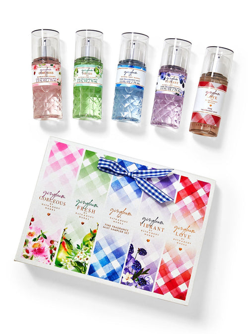 Bath & Body Work - Gingham Sample 5 Variants Travel Size Gift Set