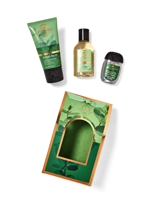 Bath & Body Works - Euclyptus Spearmint Candle + Hand Wash Gift Set