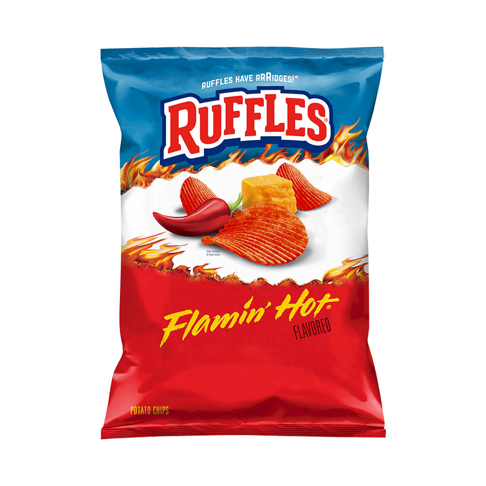 RUFFLES CHIPS FLAMIN HOT 184.2 GM BASIC