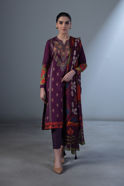 Sapphire - Embroidered Jacquard Shirt