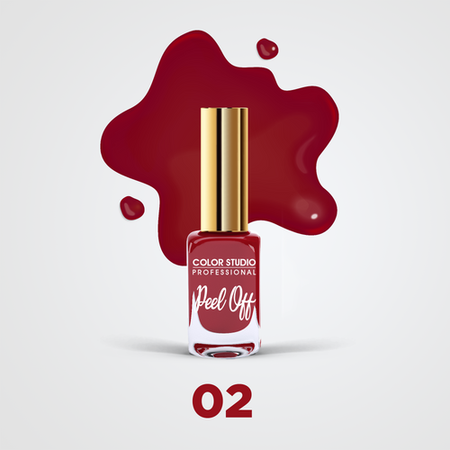 Color Studio - Peel Off Nail Colors 02 Shiraz
