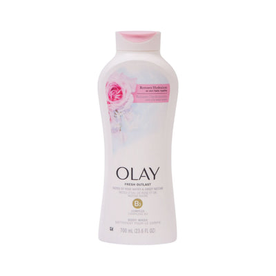 OLAY BODY WASH NOTES OF ROSE WATER & SWEET NECTAR 700 ML