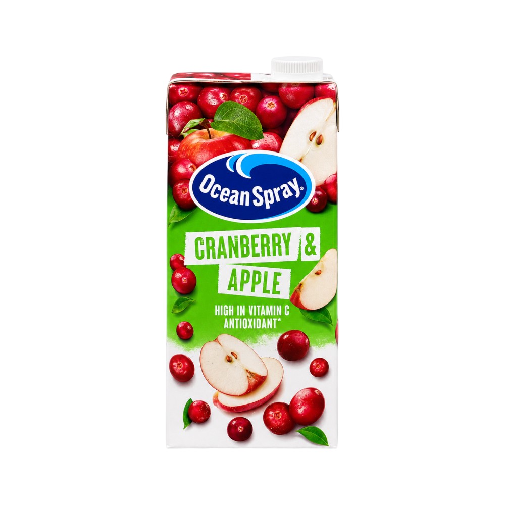 OCEAN SPRAY CRANBERRY & APPLE 1LTR