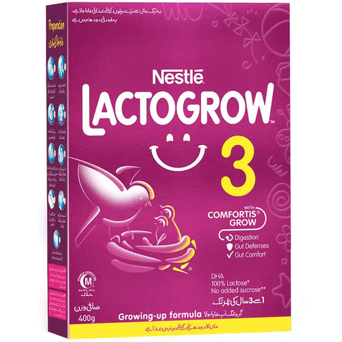 Nestlé Lactogrow 3 Growing-Up Formula Milk Powder 400g (1–3 Years)