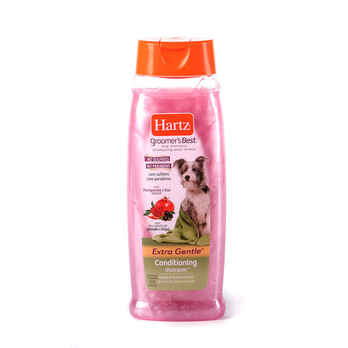 HARTZ DOG CONDITIONING SHAMPOO TROPICAL BREEZE SCENT 532 ML