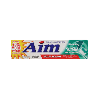 AIM TOOTH PASTE WHITENING FRESH MINT 156 GM BASIC