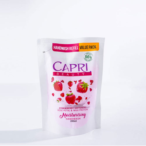 Capri Strawberry & Rose Petals Handwash - Refill Pack - 200ml