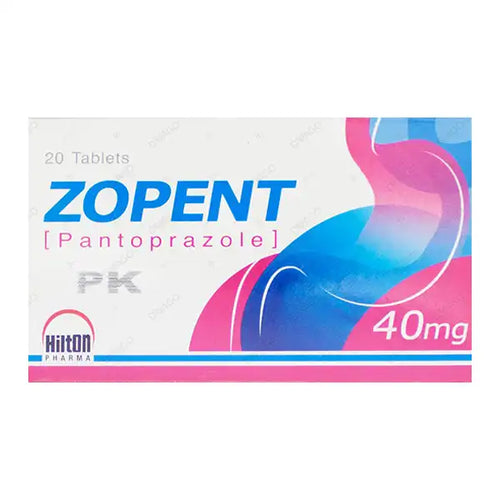 Zopent Tablets 40mg 20s | Pantoprazole Acid Relief Tablets