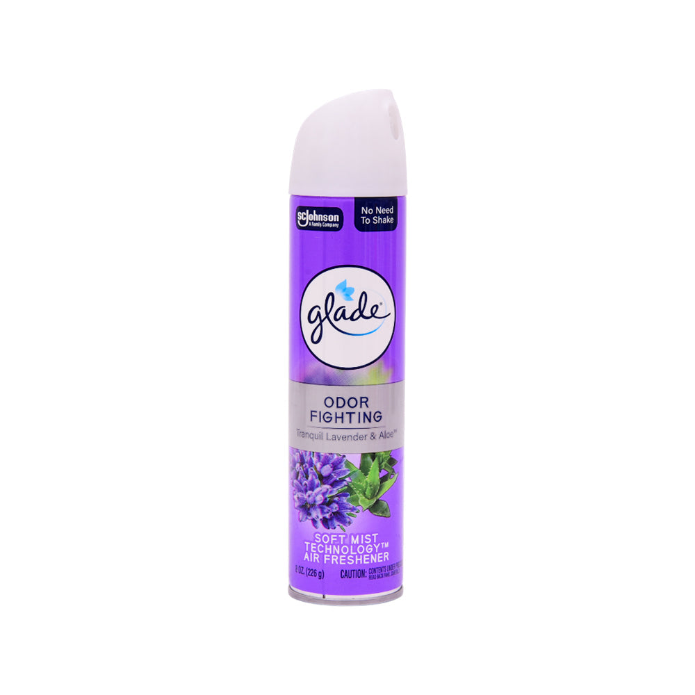 GLADE AIR FRESHENER TRANQUIL LAVENDER & ALOE 226 GM