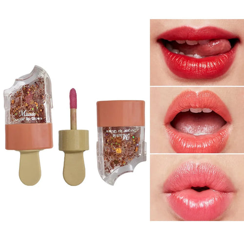 Miundo 1 Pcs Ice Cream Shape Sugar Lip Gloss Gz8010129