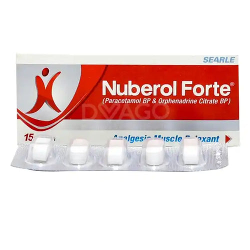 Nuberol Forte Tablets 650mg/50mg | 15 Tablets