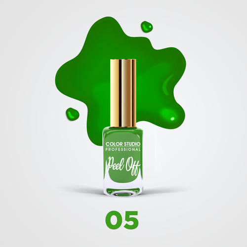 Color Studio - Peel Off Nail Colors 05 Go Green