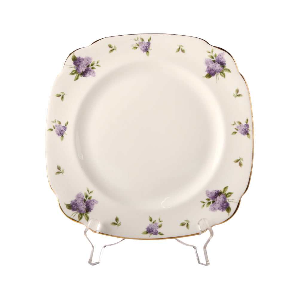 PLATE SQUARE ROYAL ALBERT LILAC LANE PC