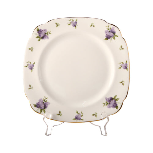 PLATE SQUARE ROYAL ALBERT LILAC LANE PC