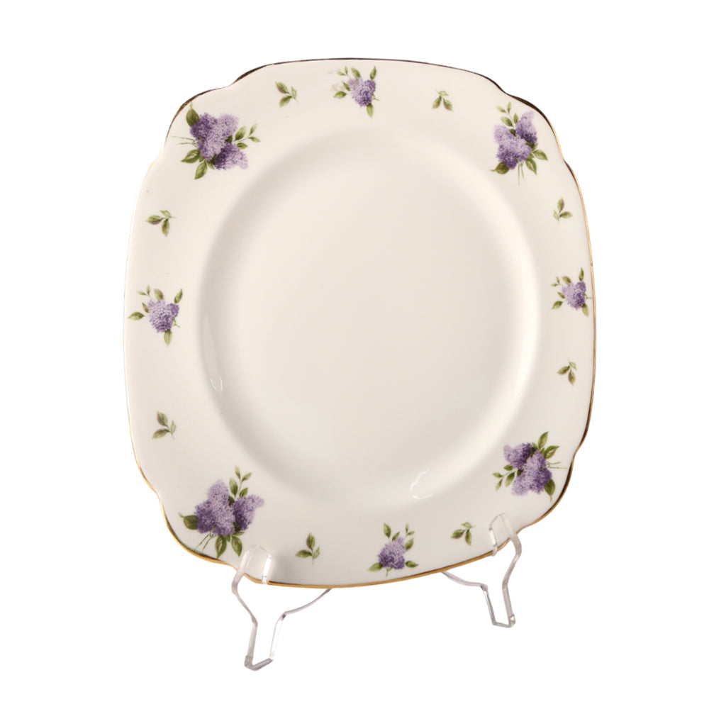 PLATE SQUARE ROYAL ALBERT LILAC LANE PC