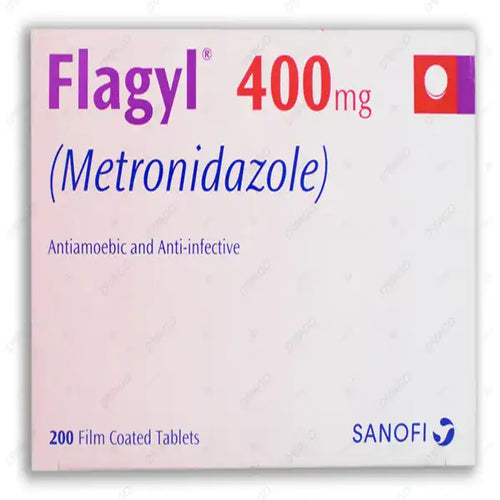 Flagyl Tablets 400mg | Metronidazole Antibiotic | 10 Tablets