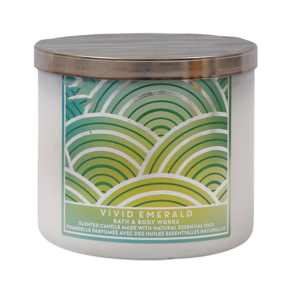 BBW CANDLE 3 WICK VIVID EMERALD