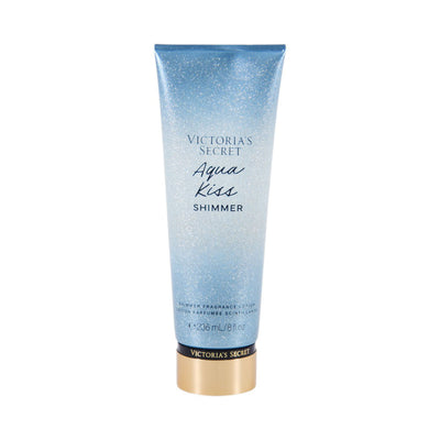 VICTORIAS SECRET AQUA KISS SHIMMER BODY LOTIONS 236ML