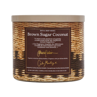 BBW CANDLE 3 WICK BROWN SUGAR COCONUT 411 G