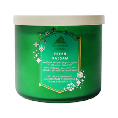 BBW CANDLE 3 WICK FRESH BALSAM 411G