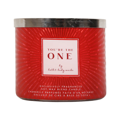 BATH & BODY WORKS CANDLE 3 WICK YOU RE THE ONE 411G