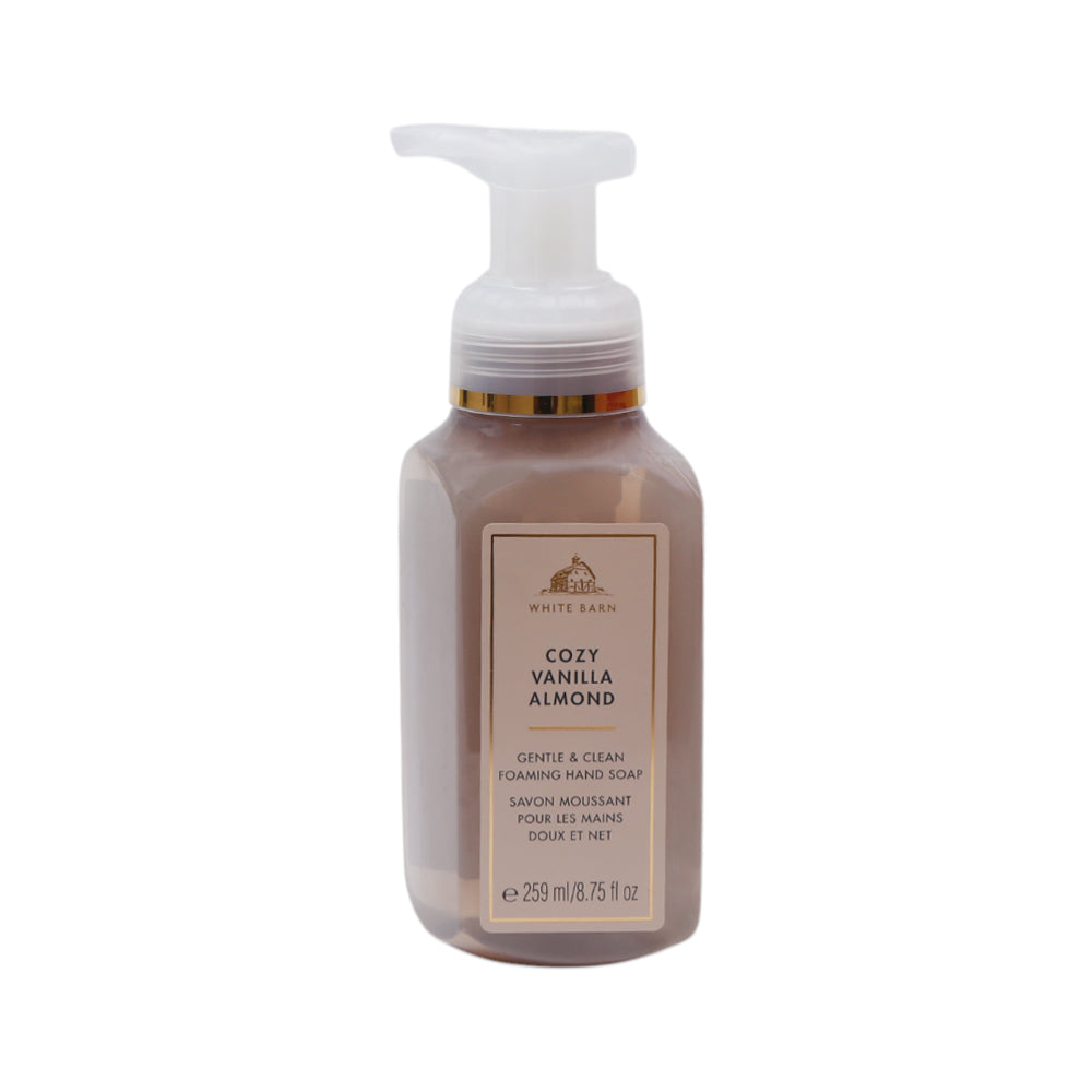 BBW COZY VANILLA ALMOND GENTLE & CLEAN FOAMING HAND SOAP 295