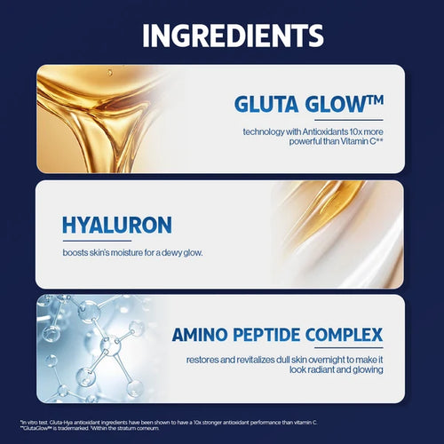 VASELINE - GLUTA HYA OVERNIGHT RADIANCE REPAIR - 200ML