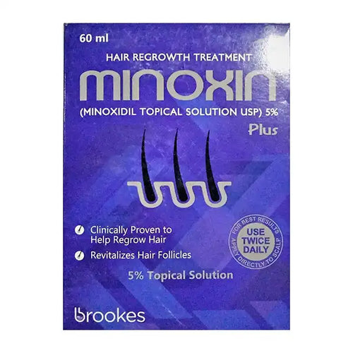 Minoxin Plus 5% Topical Solution 60ml | Hair Growth Treatment